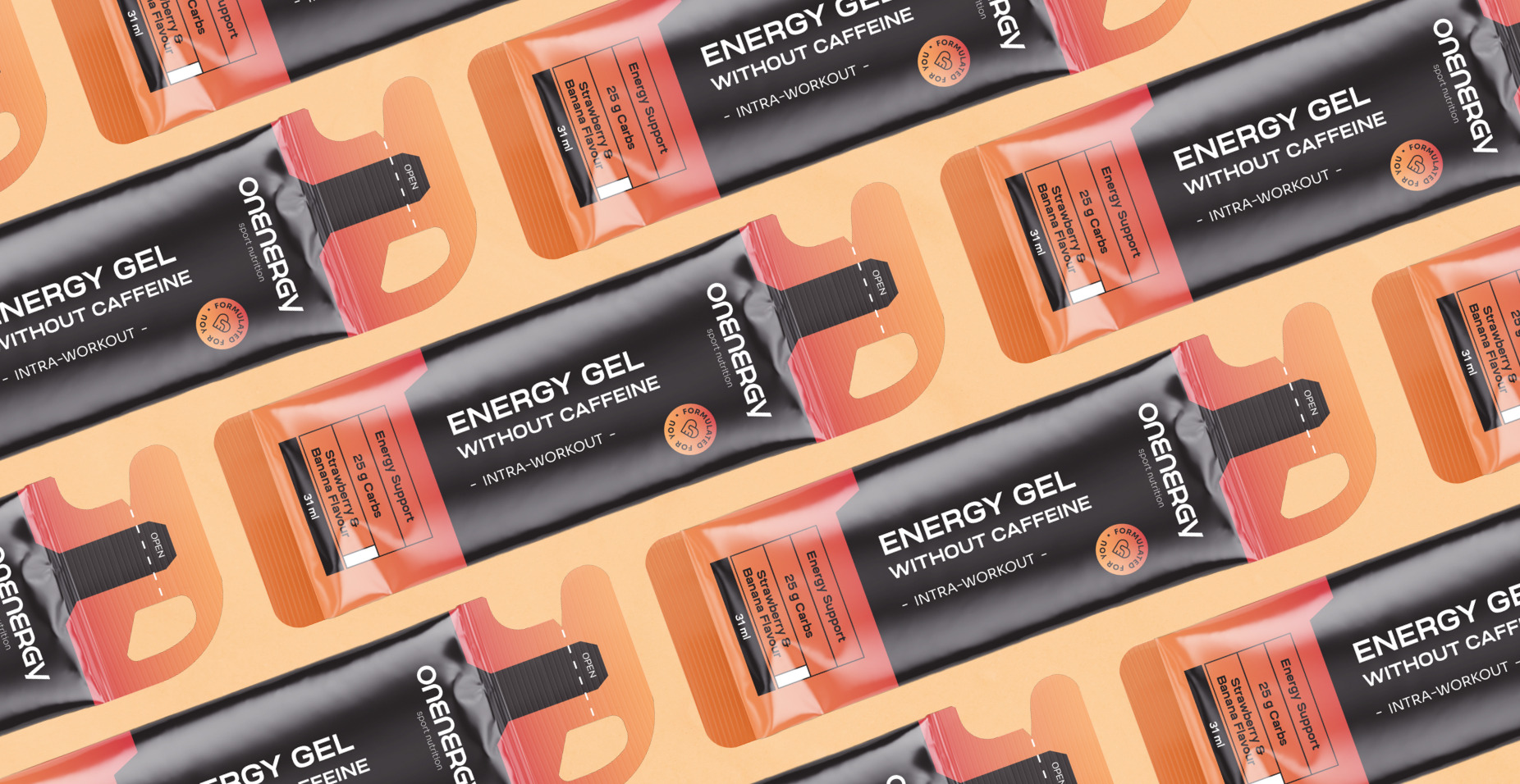 Energetski gel bez kofeina – jagoda i banana