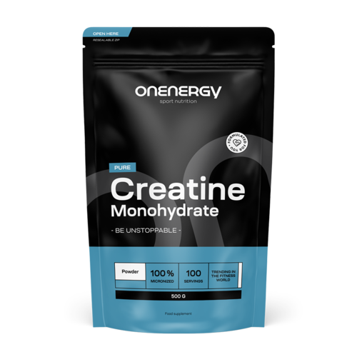 100 % kreatin monohidrat u prahu, 500 g