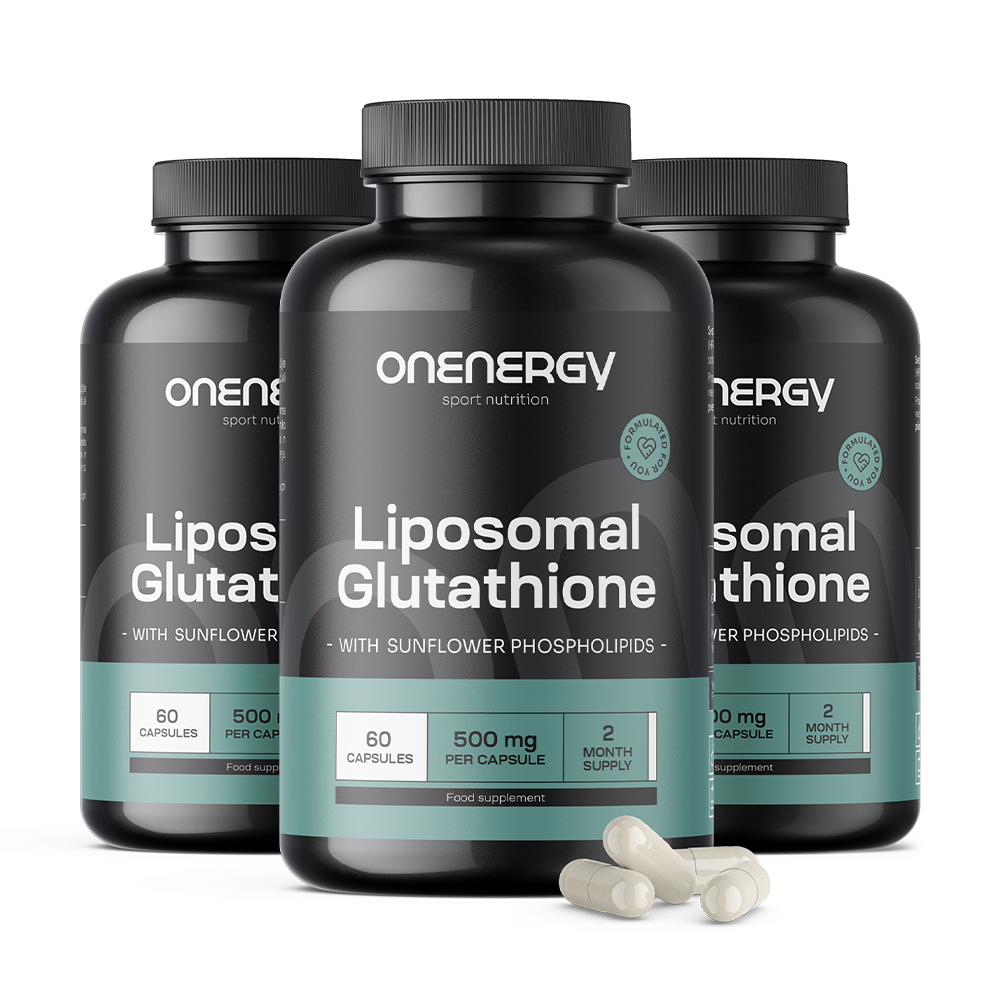 3x Liposomalni glutation 500 mg, ukupno 180 kapsula