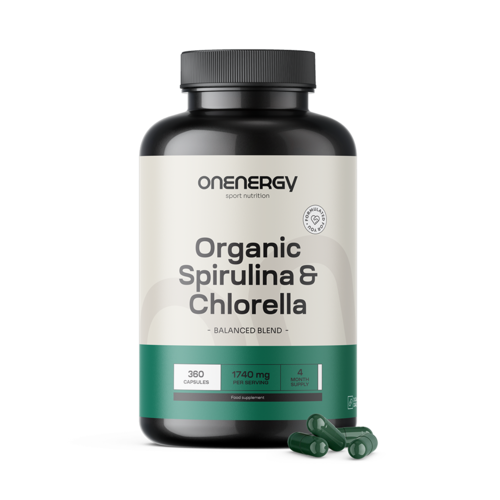 BIO Spirulina i chlorella, 360 kapsula