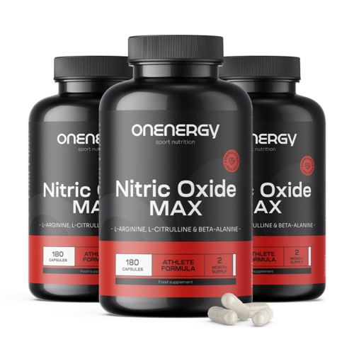 Nitric Oxide Max – kompleks s argininom, citrulinom i beta-alaninom, ukupno 540 kapsula