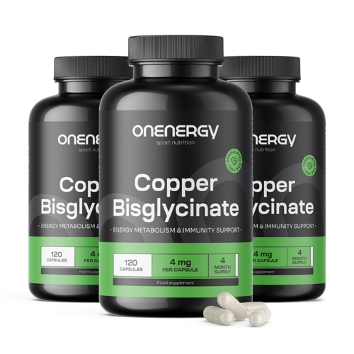 3x Bakrov bisglicinat, ukupno 360 kapsula