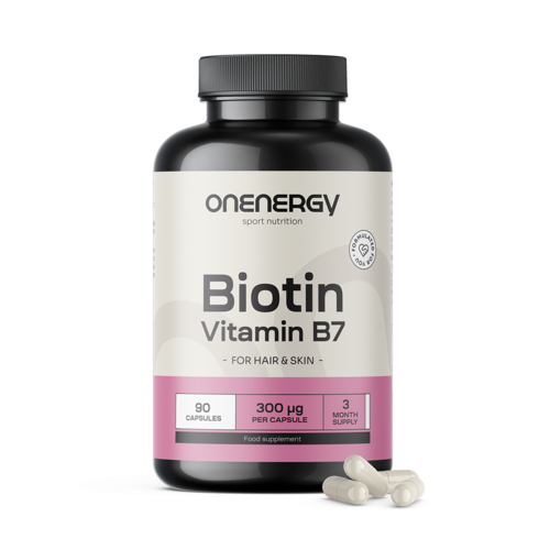 Biotin – vitamin B7, 90 kapsula