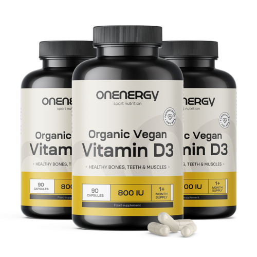 3x BIO Veganski vitamin D3, ukupno 270 kapsula