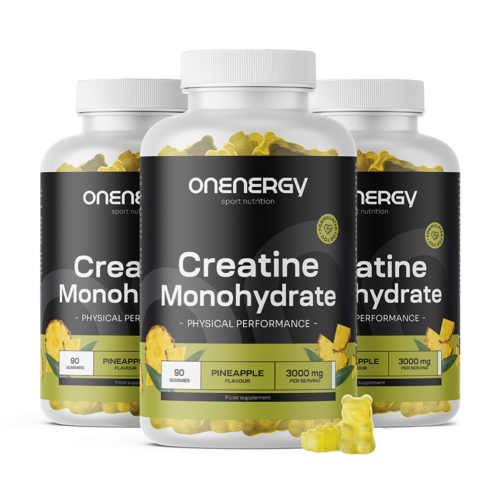 3x Kreatin monohidrat 3000 mg – ananas, ukupno 270 gumenih bombona
