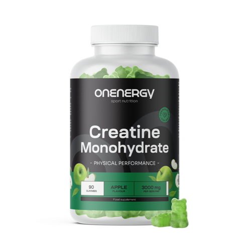 Kreatin monohidrat 3000 mg – jabuka, 90 gumenih bombona