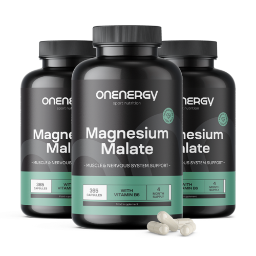 3x Magnezijev malat 2000 mg, ukupno 1095 kapsula